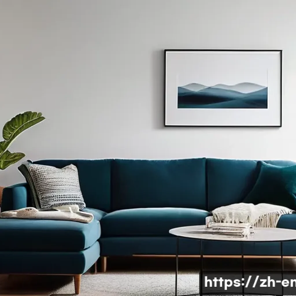 소규모 환경 보존 전략 - **Prompt:** A cozy and modern living room bathed in soft, natural light, enhanced by subtle smart li...